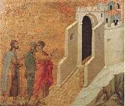 Duccio di Buoninsegna Road to Emmaus china oil painting reproduction